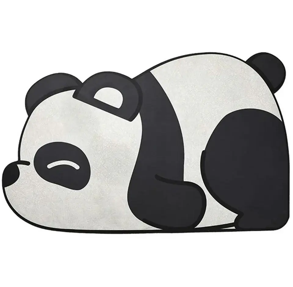 DA163B Mata łazienkowa szybkoschnąca panda w sklepie Wasserman.eu