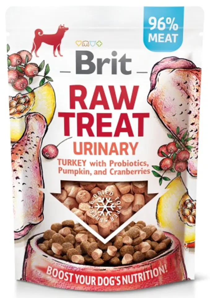 ⁨Brit Raw Treat Dog Urinary Turkey 40g⁩ w sklepie Wasserman.eu