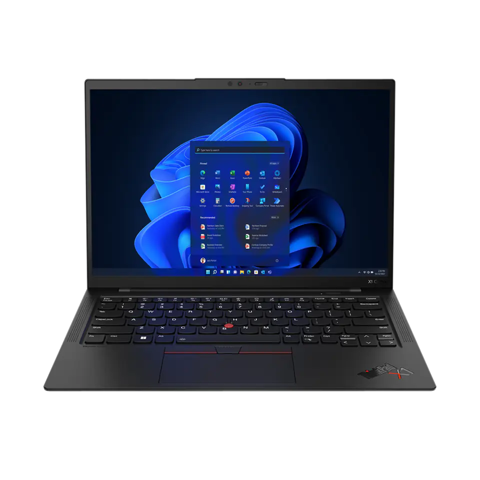 ⁨Lenovo ThinkPad X1 Carbon Laptop 35.6 cm (14") WUXGA Intel® Core™ i7 i7-1355U 16 GB LPDDR5-SDRAM 512 GB SSD Wi-Fi 6E (802.11ax) Windows 11 Pro Black⁩ at Wasserman.eu