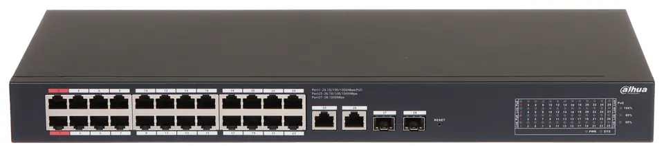 ⁨SWITCH POE CS4228-24GT-240 24-PORTOWY SFP DAHUA⁩ w sklepie Wasserman.eu