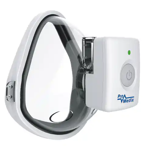 ⁨Przenośny / podręczny bezprzewodowy inhalator nebulizator Promedix, zestaw, maski, PR-840⁩ w sklepie Wasserman.eu
