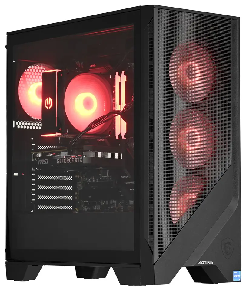 ⁨Actina 5901443384427 PC Intel® Core™ i5 i5-13400F 32 GB DDR4-SDRAM 1 TB SSD NVIDIA GeForce RTX 4060 Midi Tower Black⁩ at Wasserman.eu
