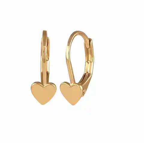 ⁨Earrings with hearts (P14769AU)⁩ at Wasserman.eu