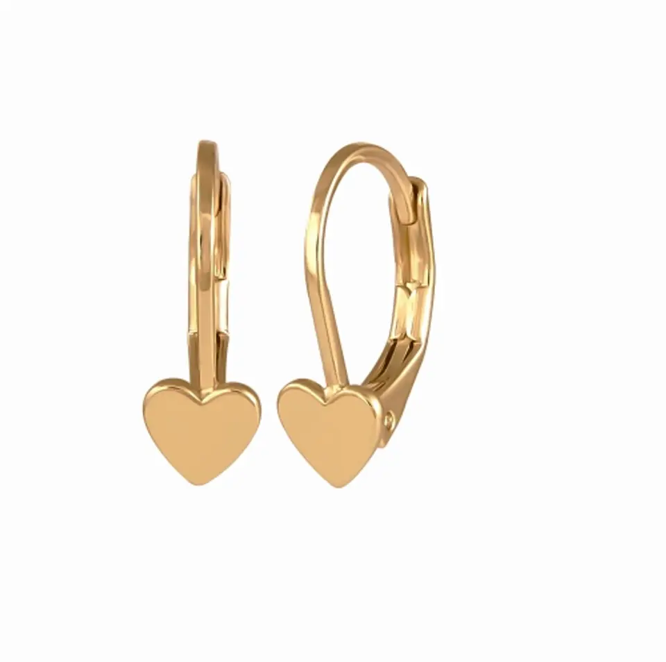 ⁨Earrings with hearts (P14769AU)⁩ at Wasserman.eu