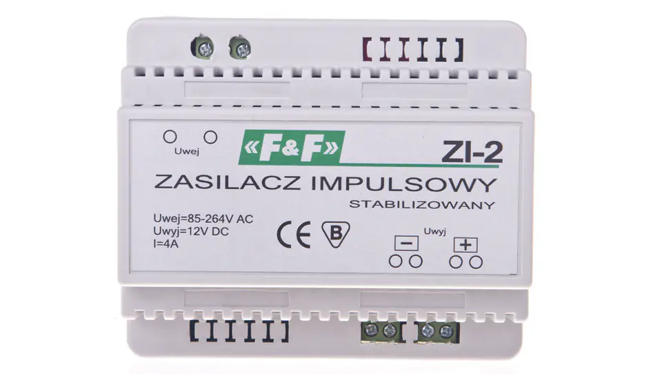 ⁨Zasilacz impulsowy 230VAC/12VDC 50W 4A ZI-2⁩ w sklepie Wasserman.eu