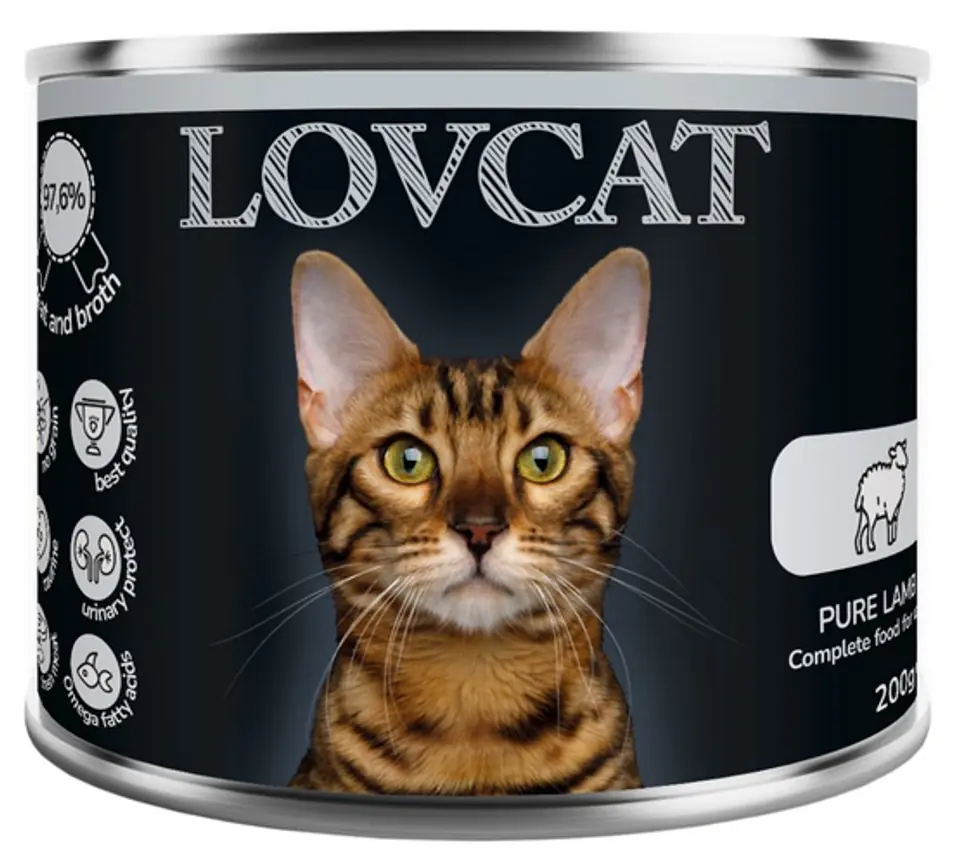 ⁨Lovcat Pure Lamb puszka 200g⁩ w sklepie Wasserman.eu