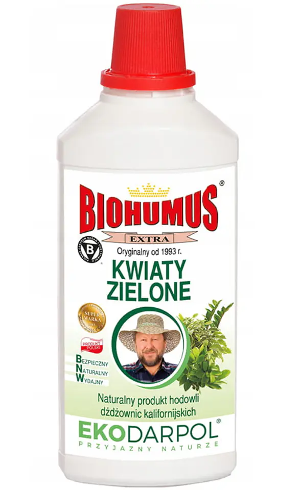 ⁨Biohumus na kwiaty zielone 0,5L⁩ w sklepie Wasserman.eu