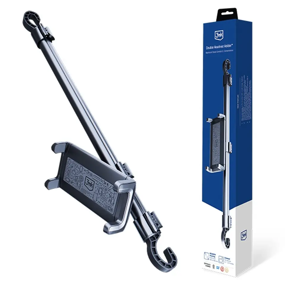 ⁨Accessories - 3mk Double Headrest Holder⁩ at Wasserman.eu