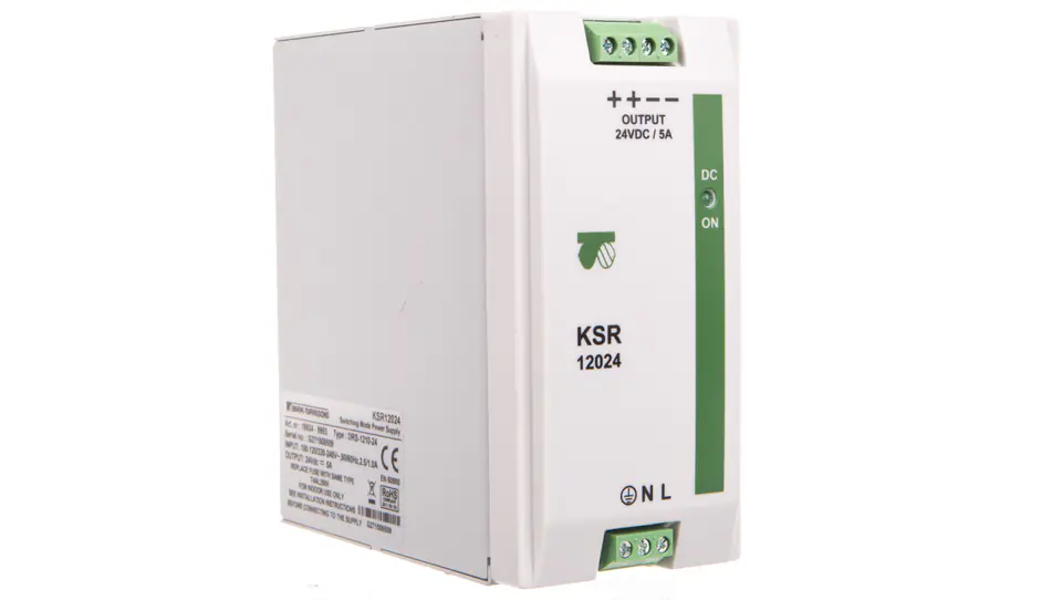 ⁨Modular Power Supply KSR 12024 230VAC/24VDC 120W 5A 18924-9993⁩ at Wasserman.eu