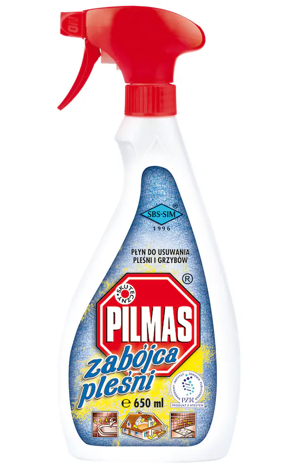 ⁨PREPARAT DO USUWANIA PLEŚNI I GRZYBÓW PILMAS 650ml⁩ w sklepie Wasserman.eu