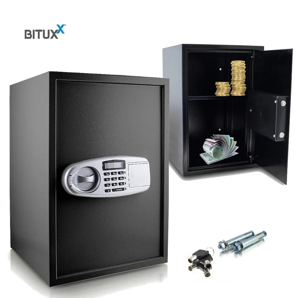 Electronic safe black at Wasserman.eu