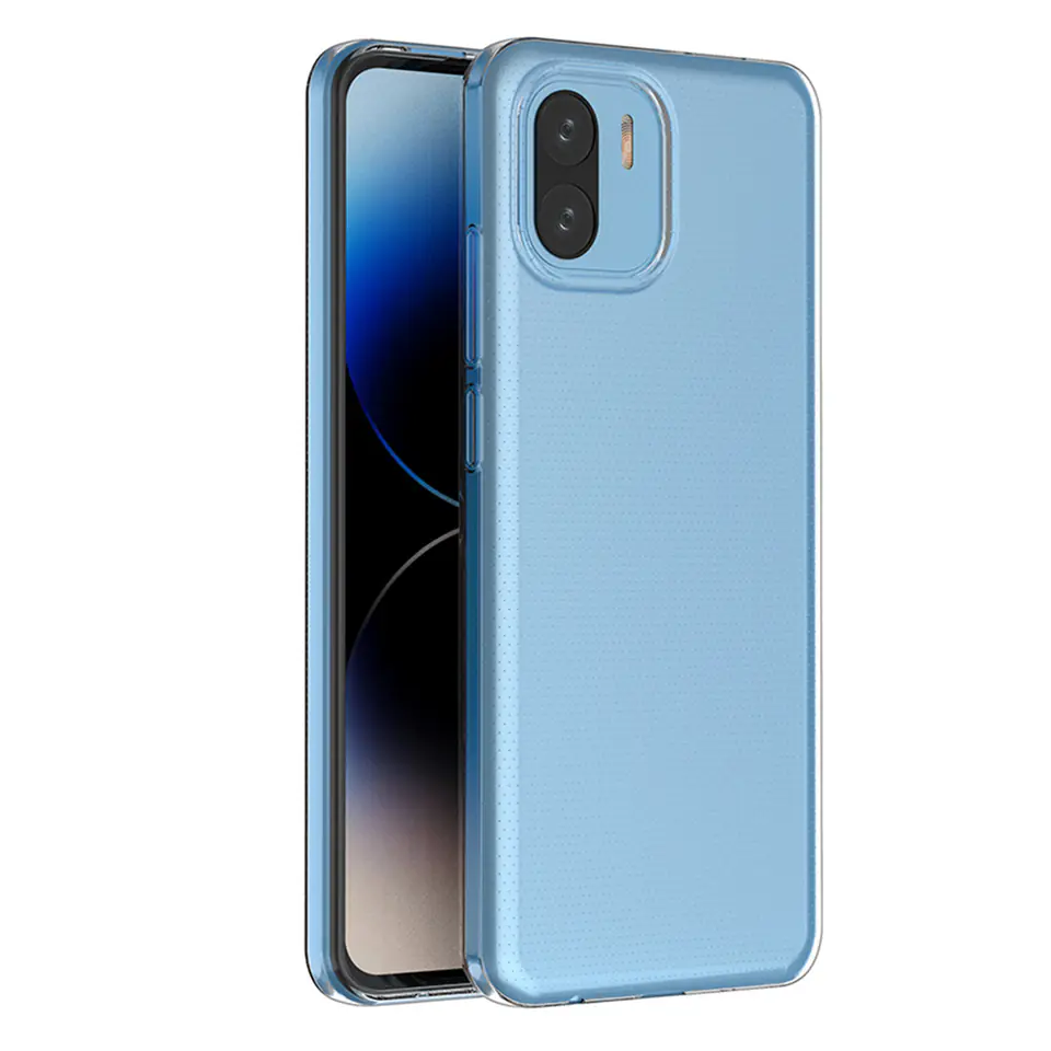 ⁨Ultra cienkie etui pokrowiec 0.5mm do Xiaomi Redmi A2 / Redmi A1 Ultra Clear przezroczyste⁩ w sklepie Wasserman.eu