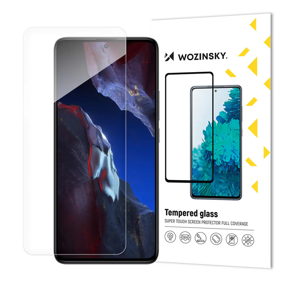 ⁨Szkło hartowane 9H na ekran Xiaomi Poco F5 Pro Tempered Glass czarne⁩ w sklepie Wasserman.eu