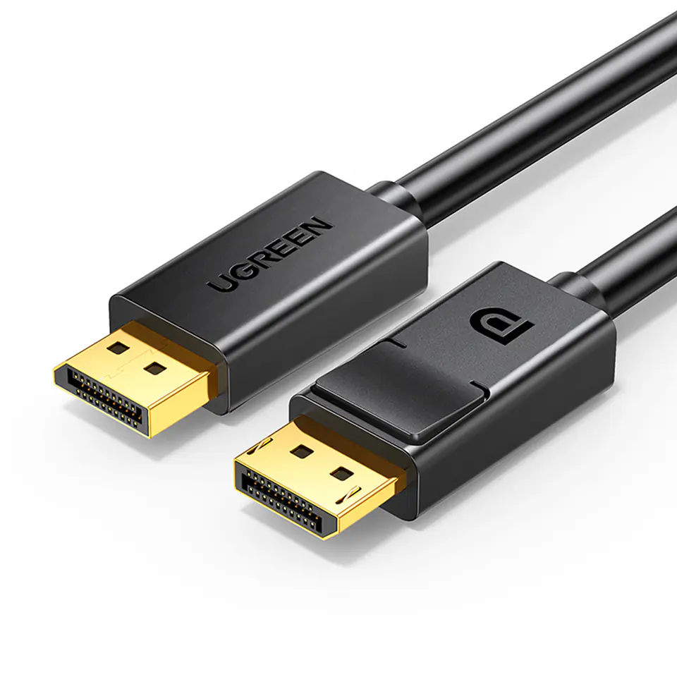 ⁨DisplayPort to DisplayPort UGREEN DP102, 4K, 3D, 5m cable (Black)⁩ at Wasserman.eu