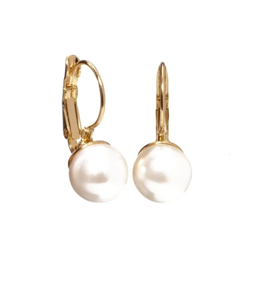 ⁨Earrings with pearls (P11285AU)⁩ at Wasserman.eu