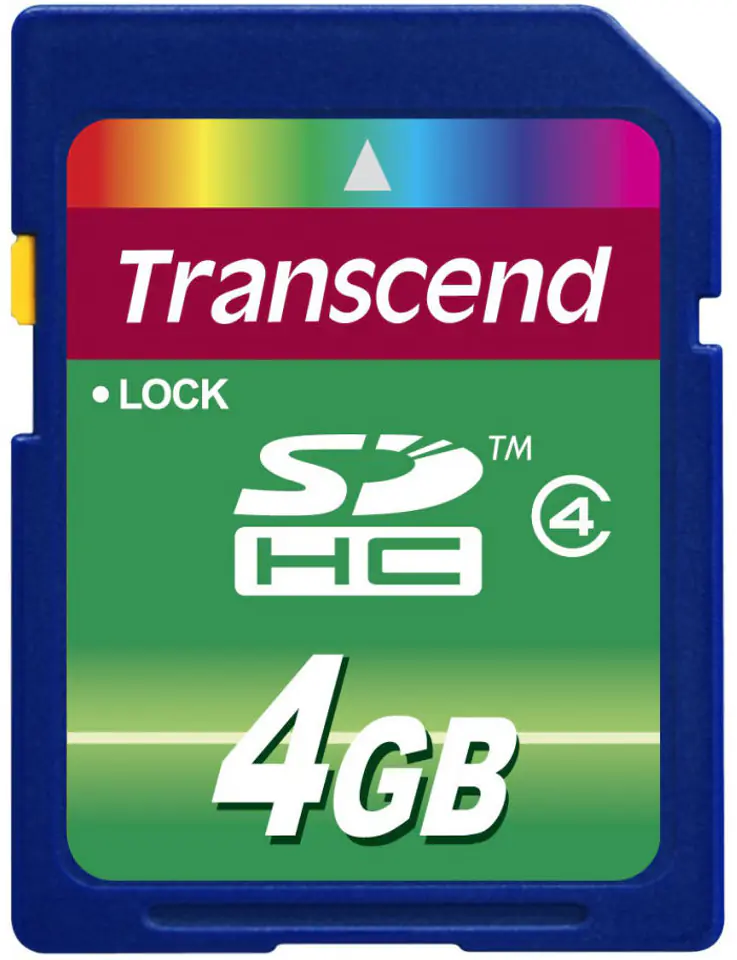⁨Karta pamięci TRANSCEND 4 GB⁩ w sklepie Wasserman.eu