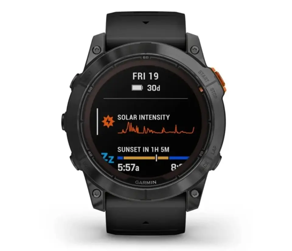 ⁨Garmin fēnix 7X Pro 3.56 cm (1.4") MIP 51 mm Digital 280 x 280 pixels Touchscreen Grey Wi-Fi GPS (satellite)⁩ at Wasserman.eu