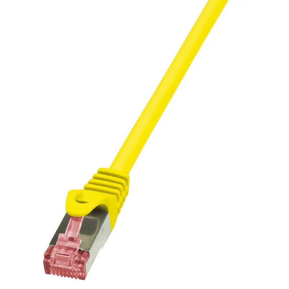 ⁨LOGILINK S/FTP Cat.6 2 m Yellow 2 Patchcord⁩ at Wasserman.eu