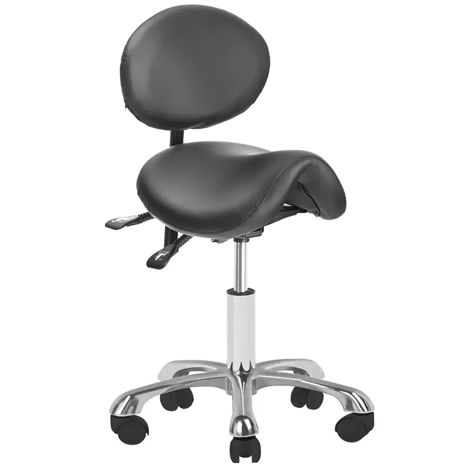 ⁨Cosmetic stool 1025 black Giovanni⁩ at Wasserman.eu