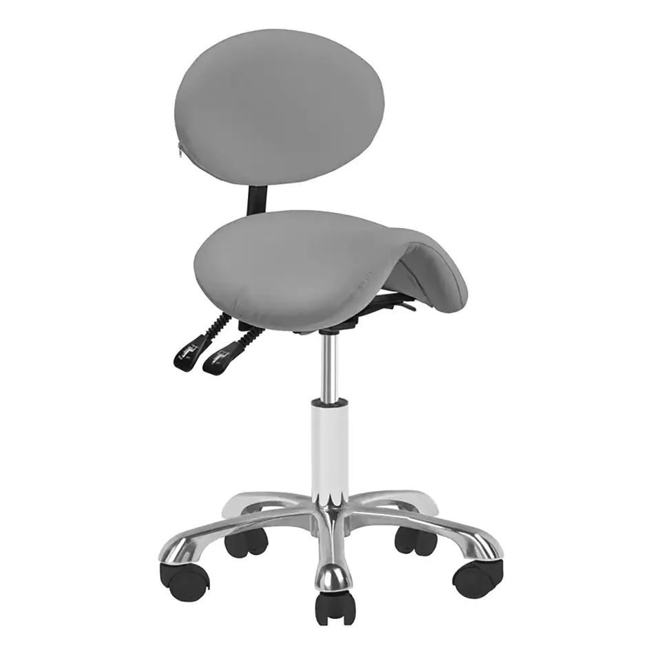 ⁨Cosmetic stool 1025 gray Giovanni⁩ at Wasserman.eu