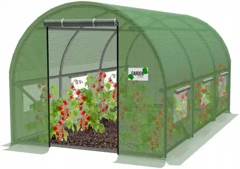 ⁨Szklarnia ogrodowa warzywniak tunel foliowy segment zielony 300 x 200 x 200 cm⁩ w sklepie Wasserman.eu