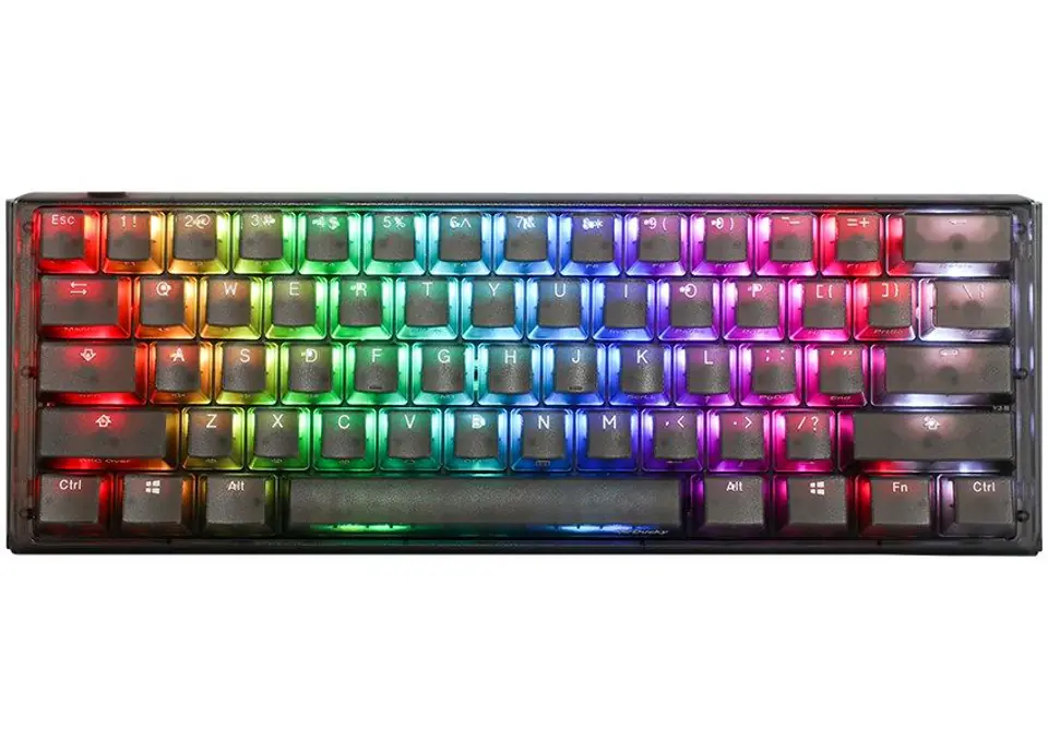 ⁨Klawiatura gamingowa Ducky One 3 Aura Black Mini, RGB LED - MX-Brown (US)⁩ w sklepie Wasserman.eu