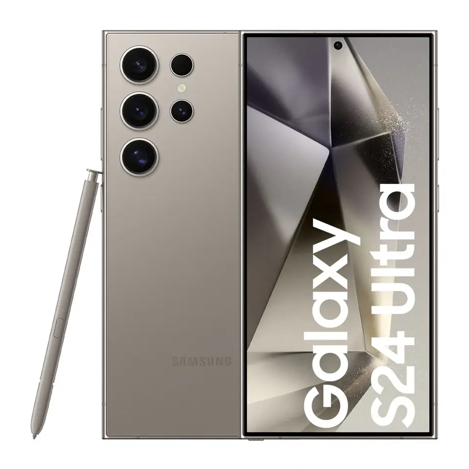 ⁨Smartfon Samsung Galaxy S24 Ultra (S928) 12/256GB 6,8" 3120x1440 5000mAh Dual SIM 5G Titanium Gray⁩ w sklepie Wasserman.eu
