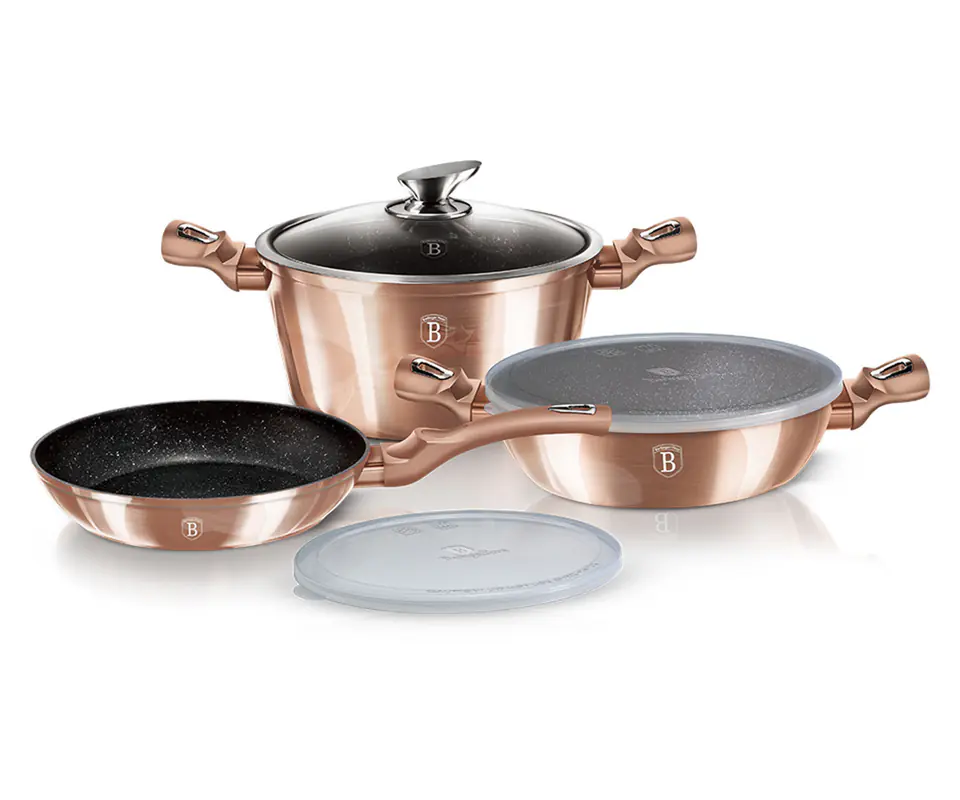 ⁨SET OF POTS AND PANS BERLINGERHAUS BH-7047⁩ at Wasserman.eu