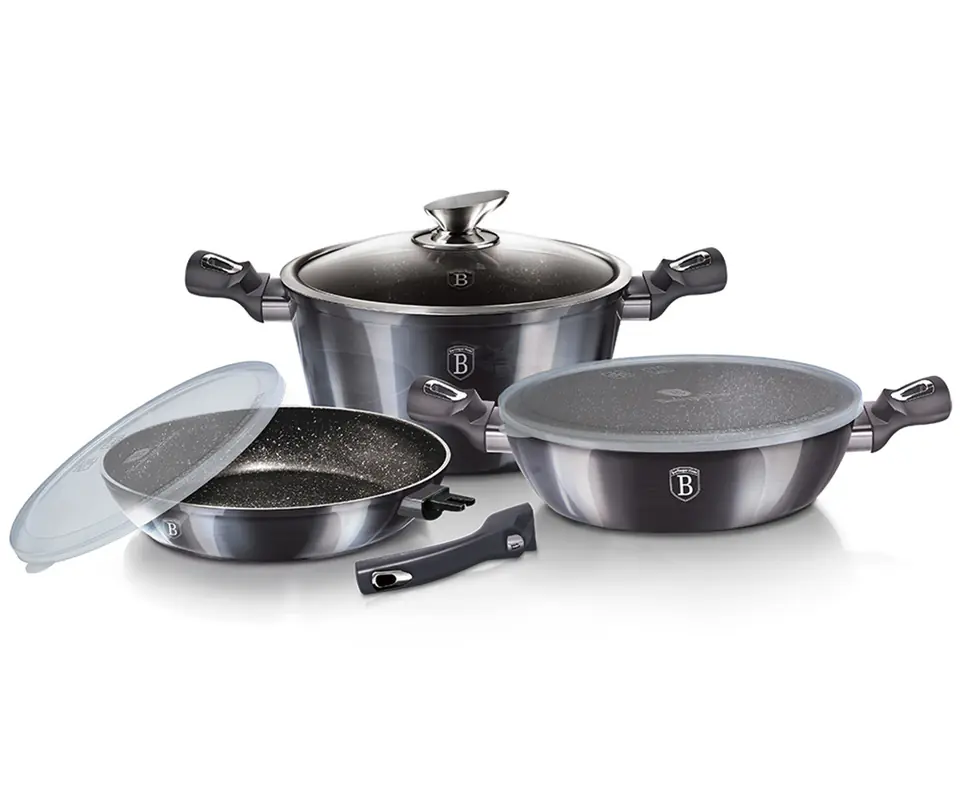 ⁨SET OF POTS AND PANS BERLINGERHAUS BH-7052⁩ at Wasserman.eu