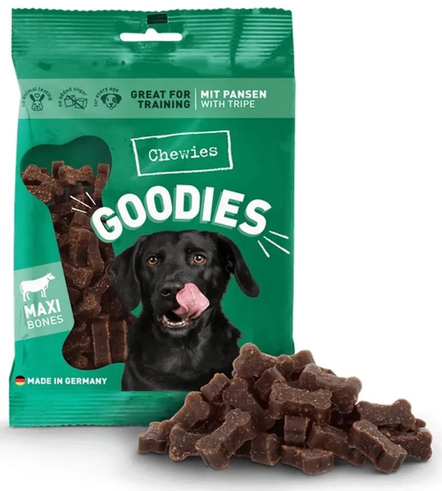 ⁨Chewies Goodies (Training) Kosteczki Maxi Żwacz 200g⁩ w sklepie Wasserman.eu