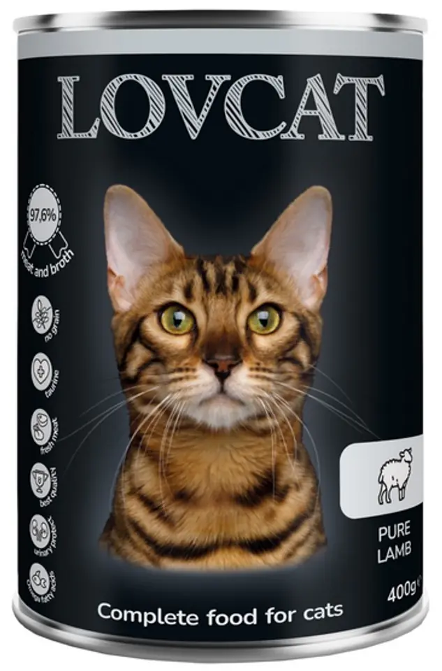 ⁨Lovcat Pure Lamb puszka 400g⁩ w sklepie Wasserman.eu