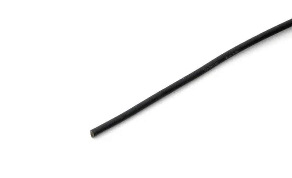 ⁨Silicone Cable 1.7mm2 (15AWG) (Black) 1m⁩ at Wasserman.eu
