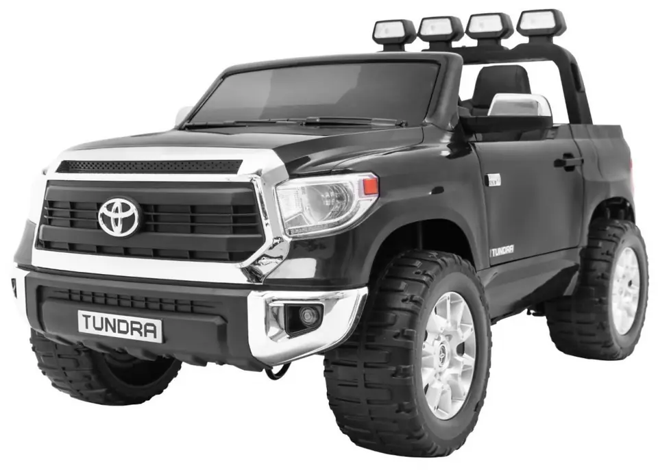 ⁨Toyota Tundra XXL dla dzieci Czarny + Pilot + Bagażnik + LED + Audio + EVA + Wolny Start⁩ w sklepie Wasserman.eu