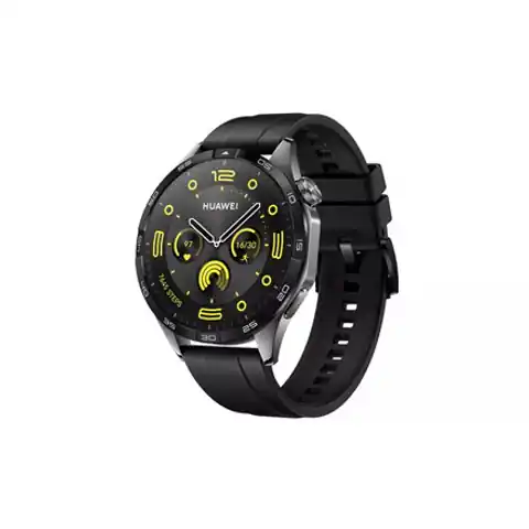 ⁨Huawei Watch GT | 4 | 4 | Smart watch | Smart watch | Stainless steel | 46 mm | 46 mm | Black | Dustproof | Waterproof⁩ w sklepie Wasserman.eu