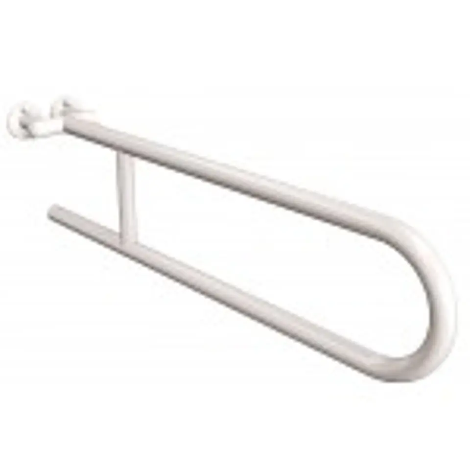 Uchwyt półokrągły stały 70cm biały w sklepie Wasserman.eu