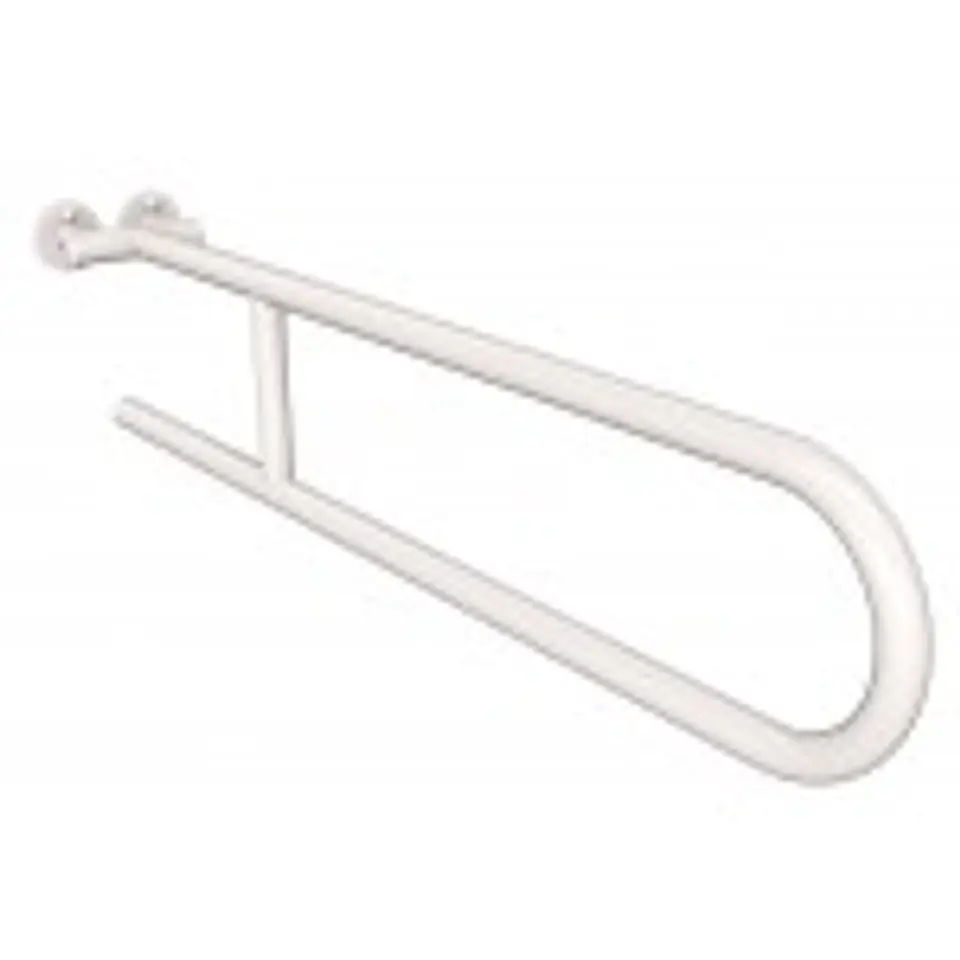 Uchwyt półokrągły stały 80cm Biały w sklepie Wasserman.eu