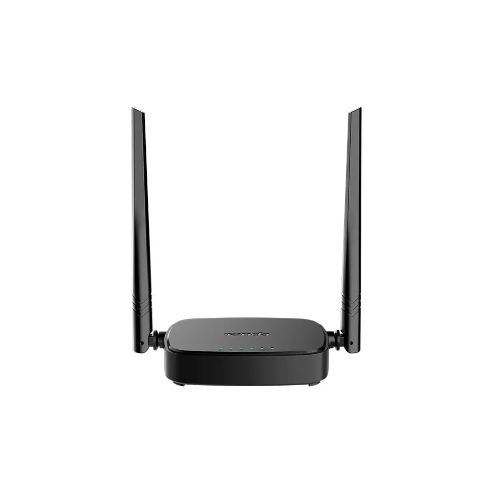 ⁨Tenda 4G05 wireless router Fast Ethernet Single-band (2.4 GHz) Black⁩ at Wasserman.eu