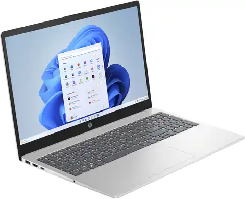 ⁨HP 15-fc0024nw Laptop 39.6 cm (15.6") Full HD AMD Athlon Gold 7220U 8 GB LPDDR5-SDRAM 256 GB SSD Wi-Fi 6 (802.11ax) Windows 11 Home Silver⁩ at Wasserman.eu