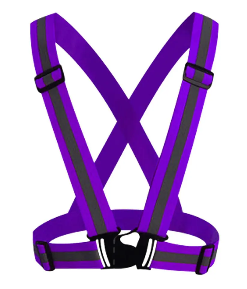 AG590E Reflective braces purpl vest at Wasserman.eu
