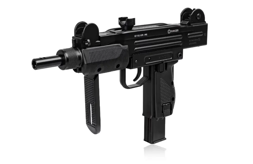 ⁨Pistolet maszynowy wiatrówka RANGER UZ1 FULL AUTO BLOWBACK kal.4,5BBs 25-strz. METAL KWC⁩ w sklepie Wasserman.eu
