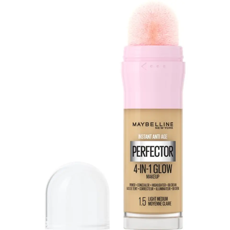 ⁨MAYBELLINE Perfector 4-in-1 Glow Korektor do twarzy nr 1.5 Light Medium 20ml⁩ w sklepie Wasserman.eu