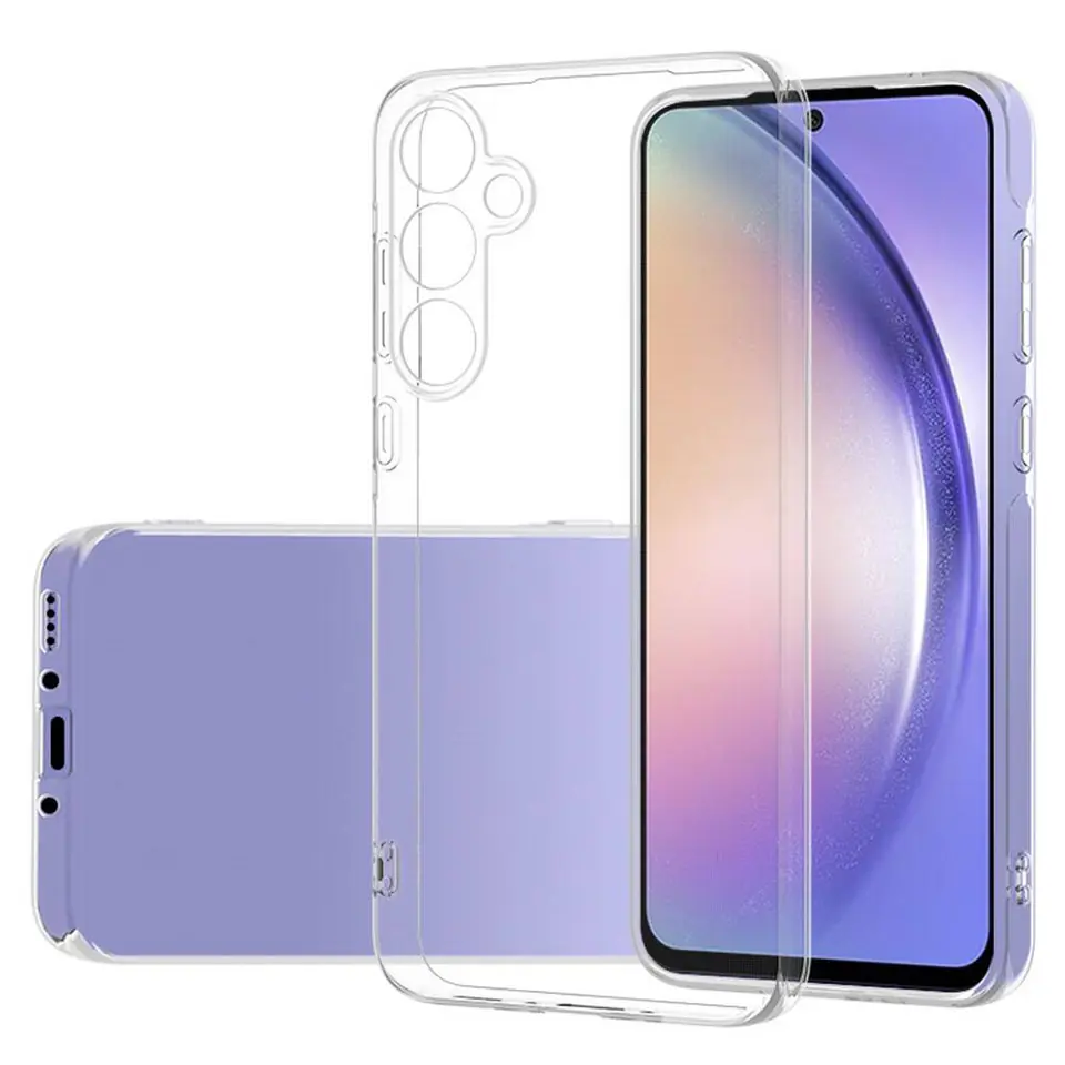 ⁨Etui SAMSUNG GALAXY A55 5G Nexeri Slim Case Protect 2mm transparentne⁩ w sklepie Wasserman.eu