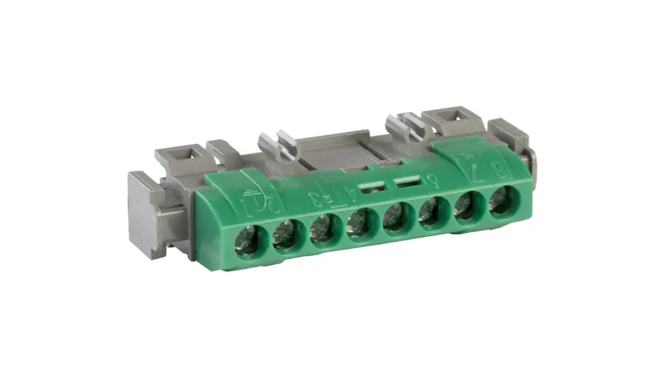 ⁨Connection strip 8-hole green IP2xZ-8 004832⁩ at Wasserman.eu