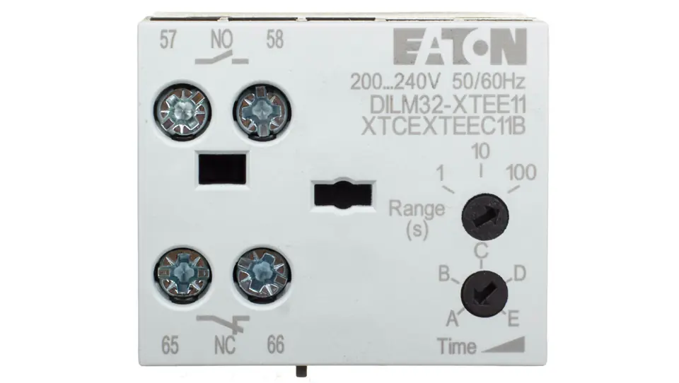 ⁨Elektroniczny moduł czasowy opoźnione załączanie 0,05-100s 1Z 1R DILM32-XTEE11(RAC240) 101442⁩ w sklepie Wasserman.eu