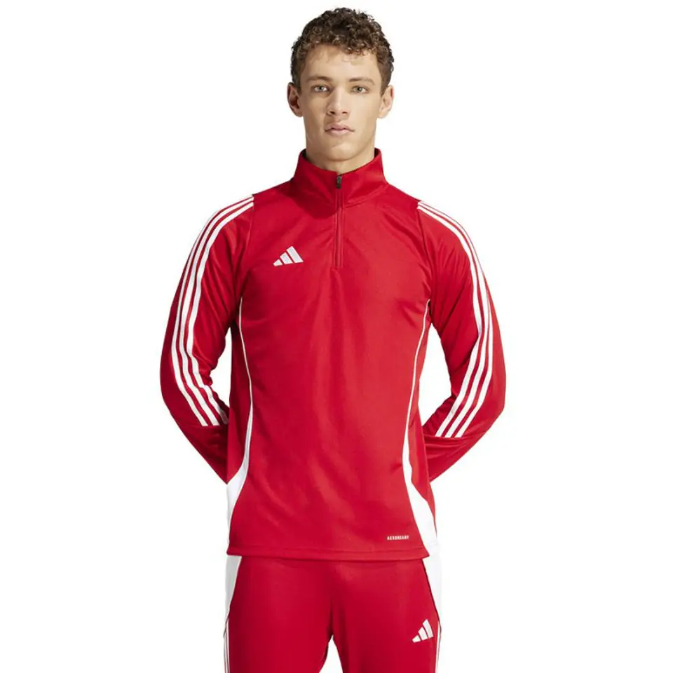 ⁨Bluza adidas Tiro 24 Training Top M (kolor Czerwony, rozmiar L)⁩ w sklepie Wasserman.eu