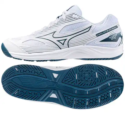⁨Buty do siatkówki Mizuno Cyclone Speed 4 M (kolor Biały, rozmiar 38 1/2)⁩ w sklepie Wasserman.eu