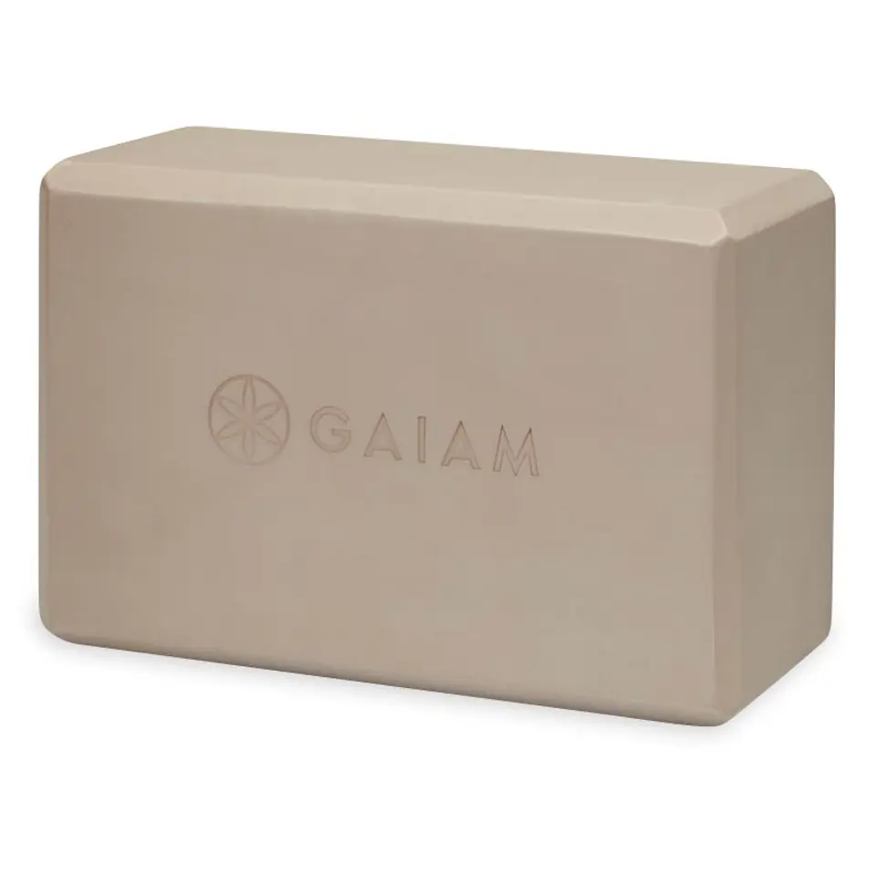 ⁨Kostka do Jogi Gaiam Essentials 65 (kolor Beżowy/Kremowy)⁩ w sklepie Wasserman.eu