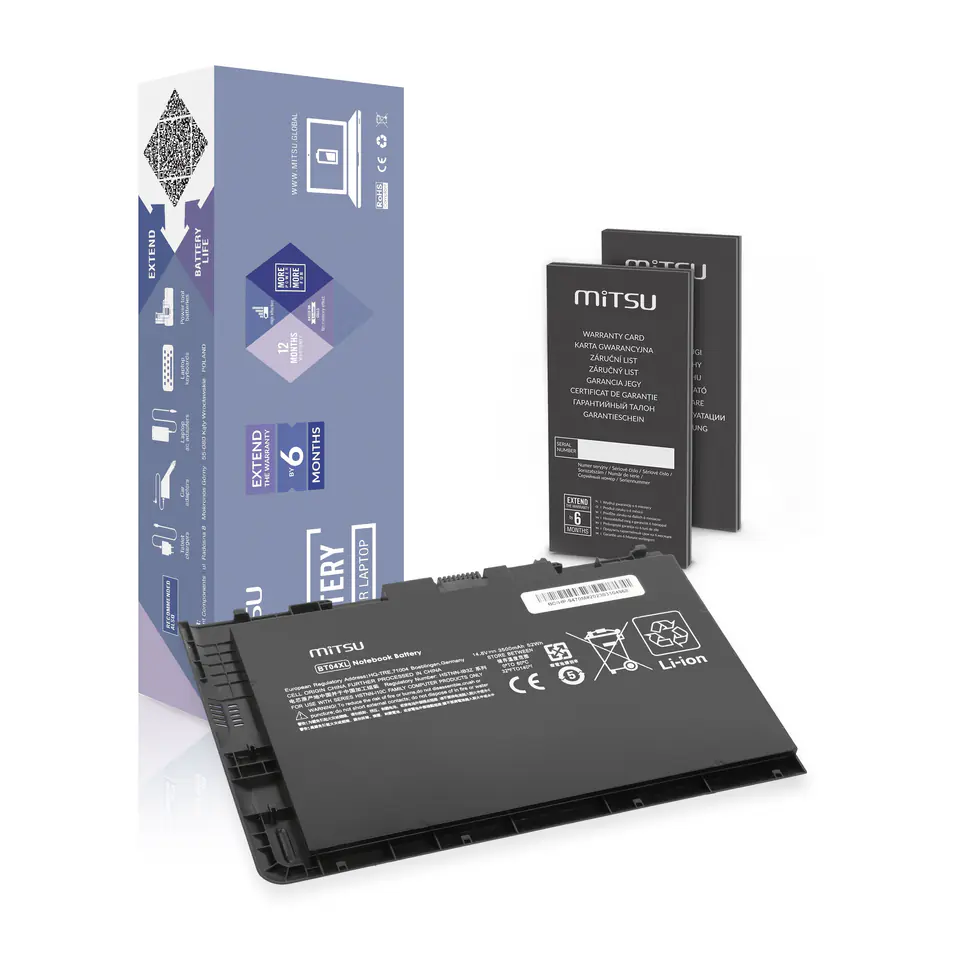 ⁨Mitsu Battery for HP EliteBook Folio 9470m⁩ at Wasserman.eu