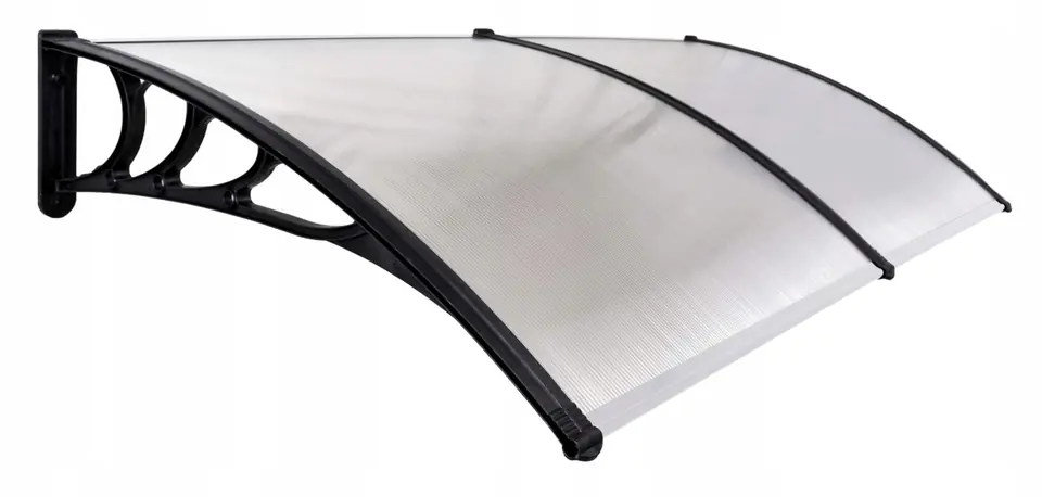 ⁨Daszek plastikowy MAKO DUO 100x200cm czarny⁩ w sklepie Wasserman.eu