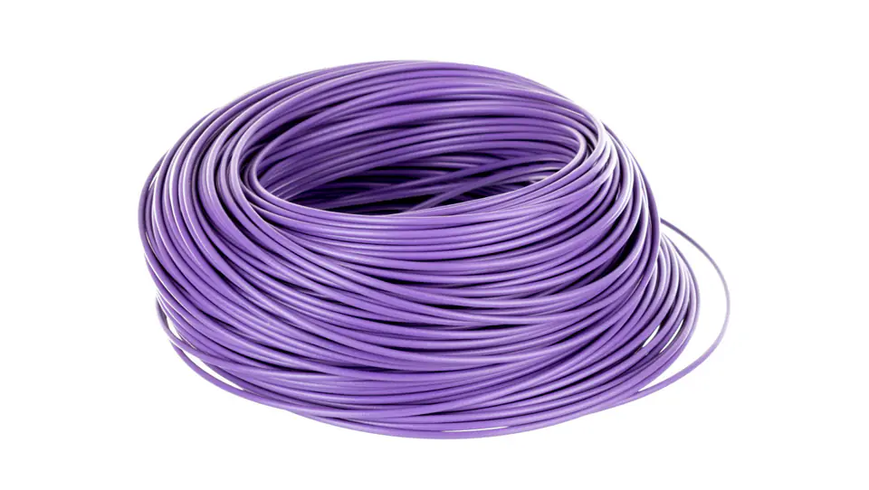 ⁨Installation cable H05V-K 0,75 purple 29104 /100m/⁩ at Wasserman.eu